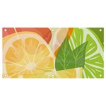 Citrus Fruit Healthy Vitamin Banner and Sign 4  x 2 