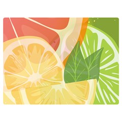 Citrus Fruit Healthy Vitamin Two Sides Premium Plush Fleece Blanket (Baby Size) from ArtsNow.com 40 x30  Blanket Front