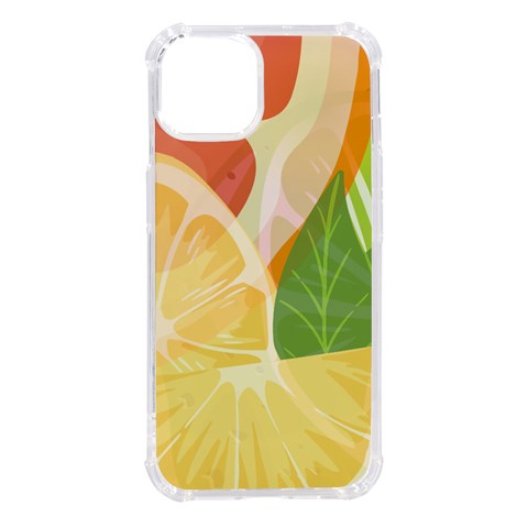 Citrus Fruit Healthy Vitamin iPhone 14 TPU UV Print Case from ArtsNow.com Front