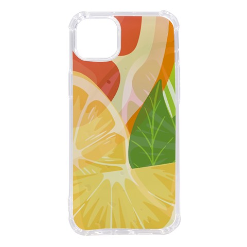 Citrus Fruit Healthy Vitamin iPhone 14 Plus TPU UV Print Case from ArtsNow.com Front