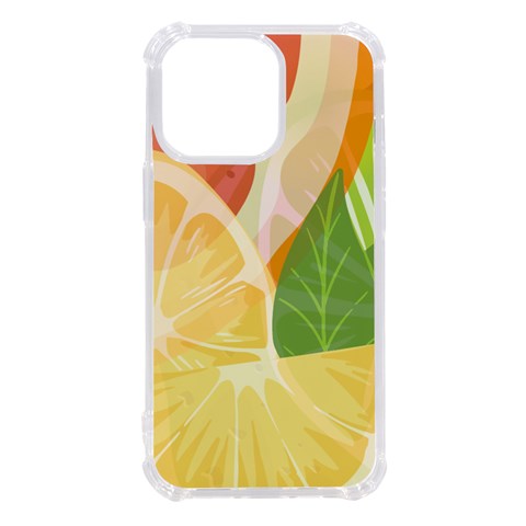 Citrus Fruit Healthy Vitamin iPhone 13 Pro TPU UV Print Case from ArtsNow.com Front