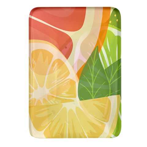 Citrus Fruit Healthy Vitamin Rectangular Glass Fridge Magnet (4 pack) from ArtsNow.com Front