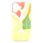 Citrus Fruit Healthy Vitamin iPhone 16 Plus Black UV Print PC Hardshell Case