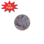 Window Pattern Winter Frost 1  Mini Magnet (10 pack) 