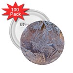 Window Pattern Winter Frost 2.25  Buttons (100 pack) 