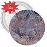 Window Pattern Winter Frost 3  Buttons (10 pack) 