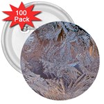 Window Pattern Winter Frost 3  Buttons (100 pack) 