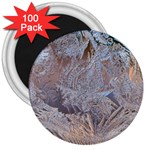 Window Pattern Winter Frost 3  Magnets (100 pack)