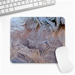 Window Pattern Winter Frost Large Mousepad