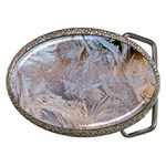 Window Pattern Winter Frost Belt Buckles