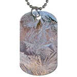 Window Pattern Winter Frost Dog Tag (One Side)