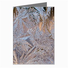 Window Pattern Winter Frost Greeting Card from ArtsNow.com Left