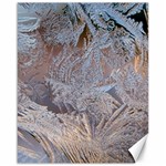 Window Pattern Winter Frost Canvas 16  x 20 