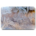 Window Pattern Winter Frost Large Doormat