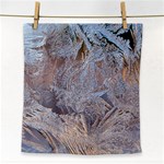 Window Pattern Winter Frost Face Towel