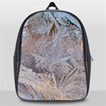 Window Pattern Winter Frost School Bag (Large)