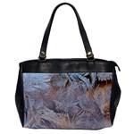 Window Pattern Winter Frost Oversize Office Handbag