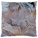 Window Pattern Winter Frost Large Cushion Case (One Side)