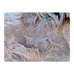 Window Pattern Winter Frost Two Sides Premium Plush Fleece Blanket (Mini)