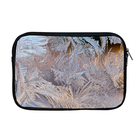 Window Pattern Winter Frost Apple MacBook Pro 17  Zipper Case from ArtsNow.com Front