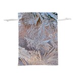 Window Pattern Winter Frost Lightweight Drawstring Pouch (S)