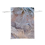 Window Pattern Winter Frost Lightweight Drawstring Pouch (L)