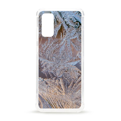 Window Pattern Winter Frost Samsung Galaxy S20 6.2 Inch TPU UV Case from ArtsNow.com Front