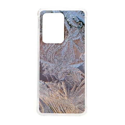 Window Pattern Winter Frost Samsung Galaxy S20 Ultra 6.9 Inch TPU UV Case from ArtsNow.com Front