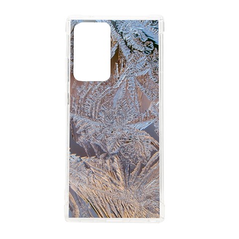 Window Pattern Winter Frost Samsung Galaxy Note 20 Ultra TPU UV Case from ArtsNow.com Front