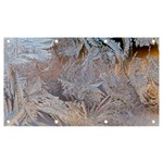 Window Pattern Winter Frost Banner and Sign 7  x 4 