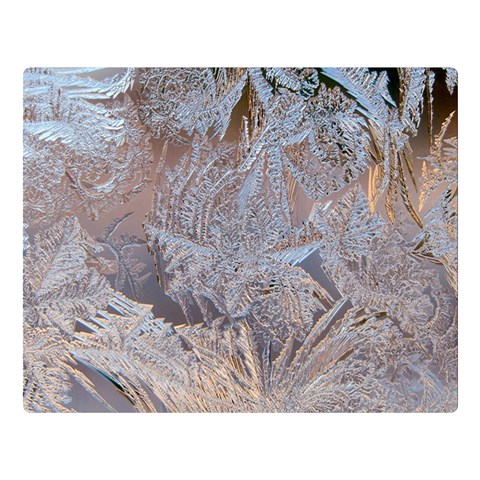 Window Pattern Winter Frost Premium Plush Fleece Blanket (Large) from ArtsNow.com 80 x60  Blanket Front