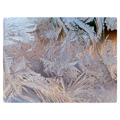 Window Pattern Winter Frost Two Sides Premium Plush Fleece Blanket (Baby Size) from ArtsNow.com 40 x30  Blanket Back