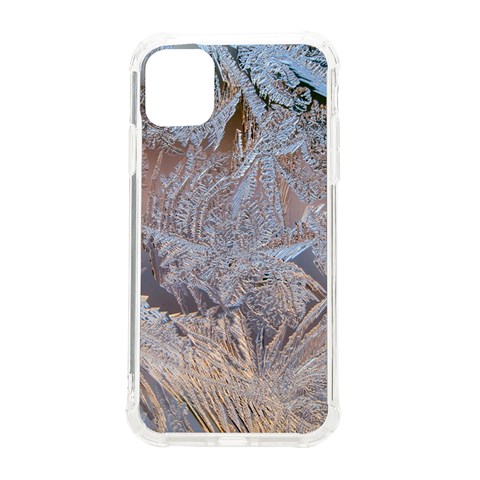 Window Pattern Winter Frost iPhone 11 TPU UV Print Case from ArtsNow.com Front