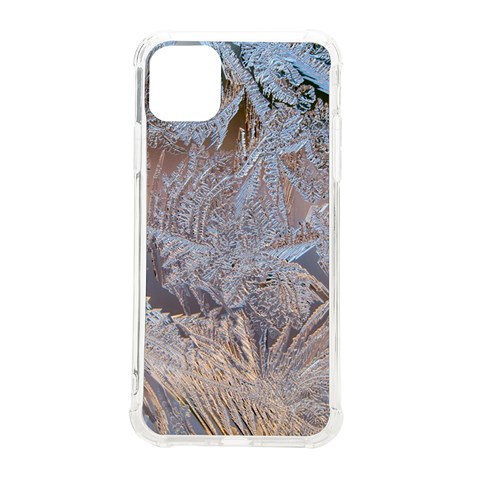 Window Pattern Winter Frost iPhone 11 Pro Max 6.5 Inch TPU UV Print Case from ArtsNow.com Front