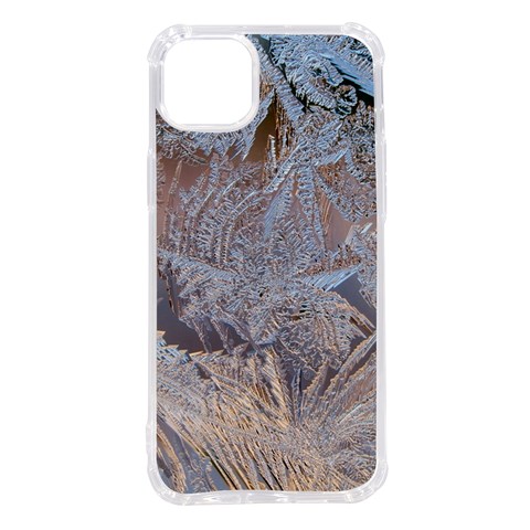 Window Pattern Winter Frost iPhone 14 Plus TPU UV Print Case from ArtsNow.com Front