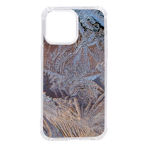 Window Pattern Winter Frost iPhone 14 Pro Max TPU UV Print Case from ArtsNow.com Front