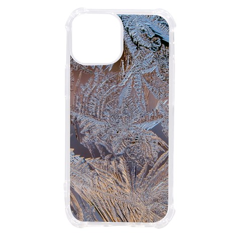 Window Pattern Winter Frost iPhone 13 mini TPU UV Print Case from ArtsNow.com Front