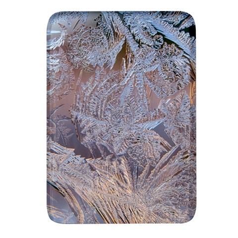 Window Pattern Winter Frost Rectangular Glass Fridge Magnet (4 pack) from ArtsNow.com Front