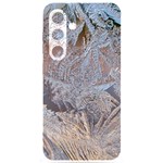 Window Pattern Winter Frost Samsung Galaxy S24 6.2 Inch Black TPU UV Case