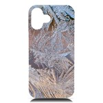 Window Pattern Winter Frost iPhone 16 Plus Black UV Print PC Hardshell Case