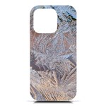 Window Pattern Winter Frost iPhone 16 Pro Black UV Print PC Hardshell Case