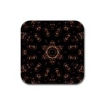 Bronze Age Mandala Rubber Coaster (Square)