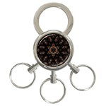 Bronze Age Mandala 3-Ring Key Chain