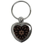 Bronze Age Mandala Key Chain (Heart)