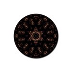 Bronze Age Mandala Rubber Coaster (Round)