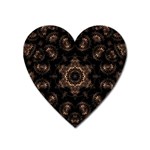 Bronze Age Mandala Heart Magnet