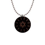 Bronze Age Mandala 1  Button Necklace