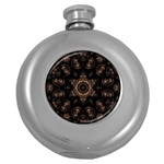 Bronze Age Mandala Round Hip Flask (5 oz)