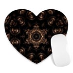 Bronze Age Mandala Heart Mousepad