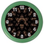 Bronze Age Mandala Color Wall Clock